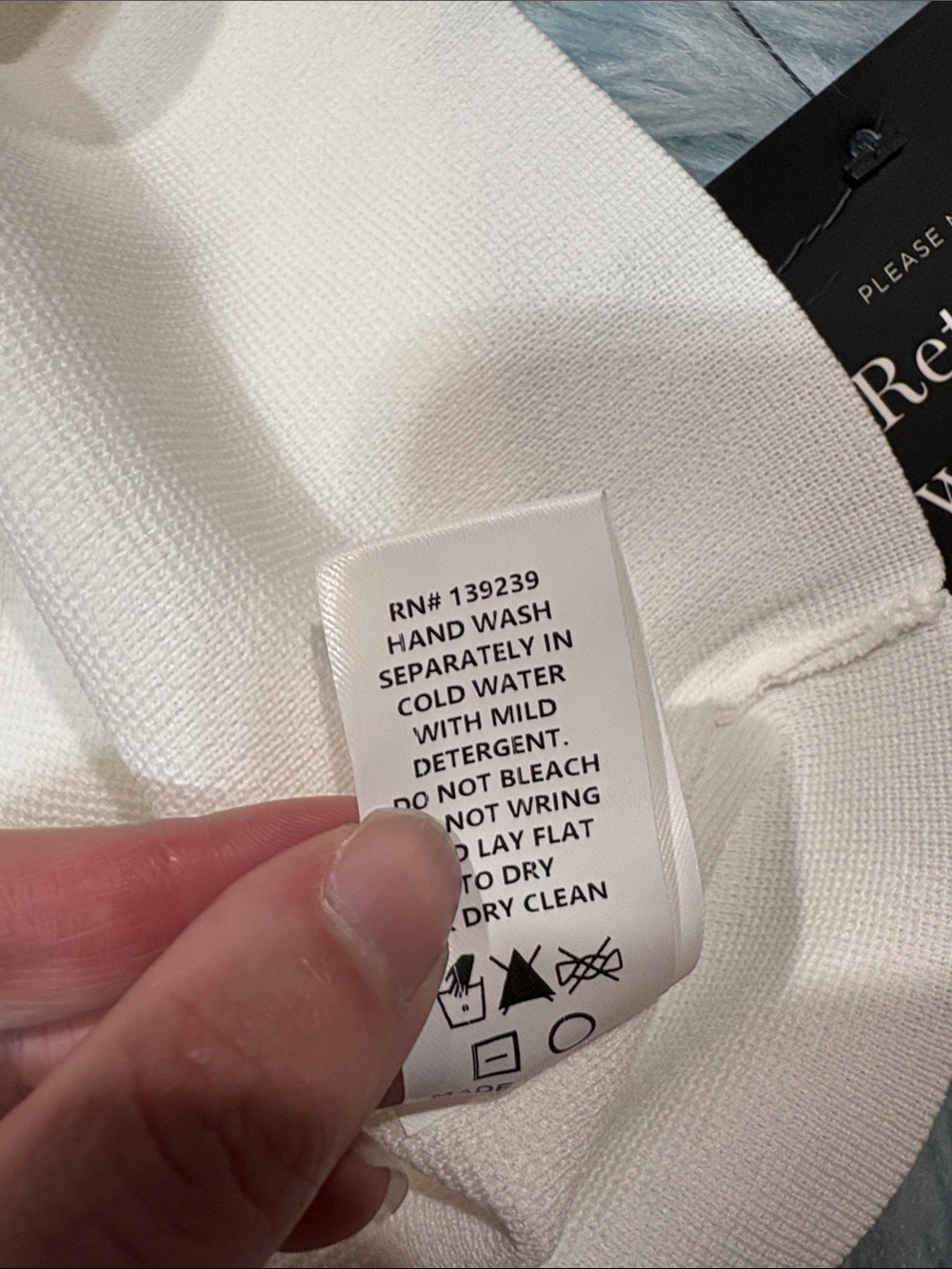 NWT Tuckernuck White Off-the-Shoulder Ric Rac Compression Elliston Shirt - Picture 10 of 10